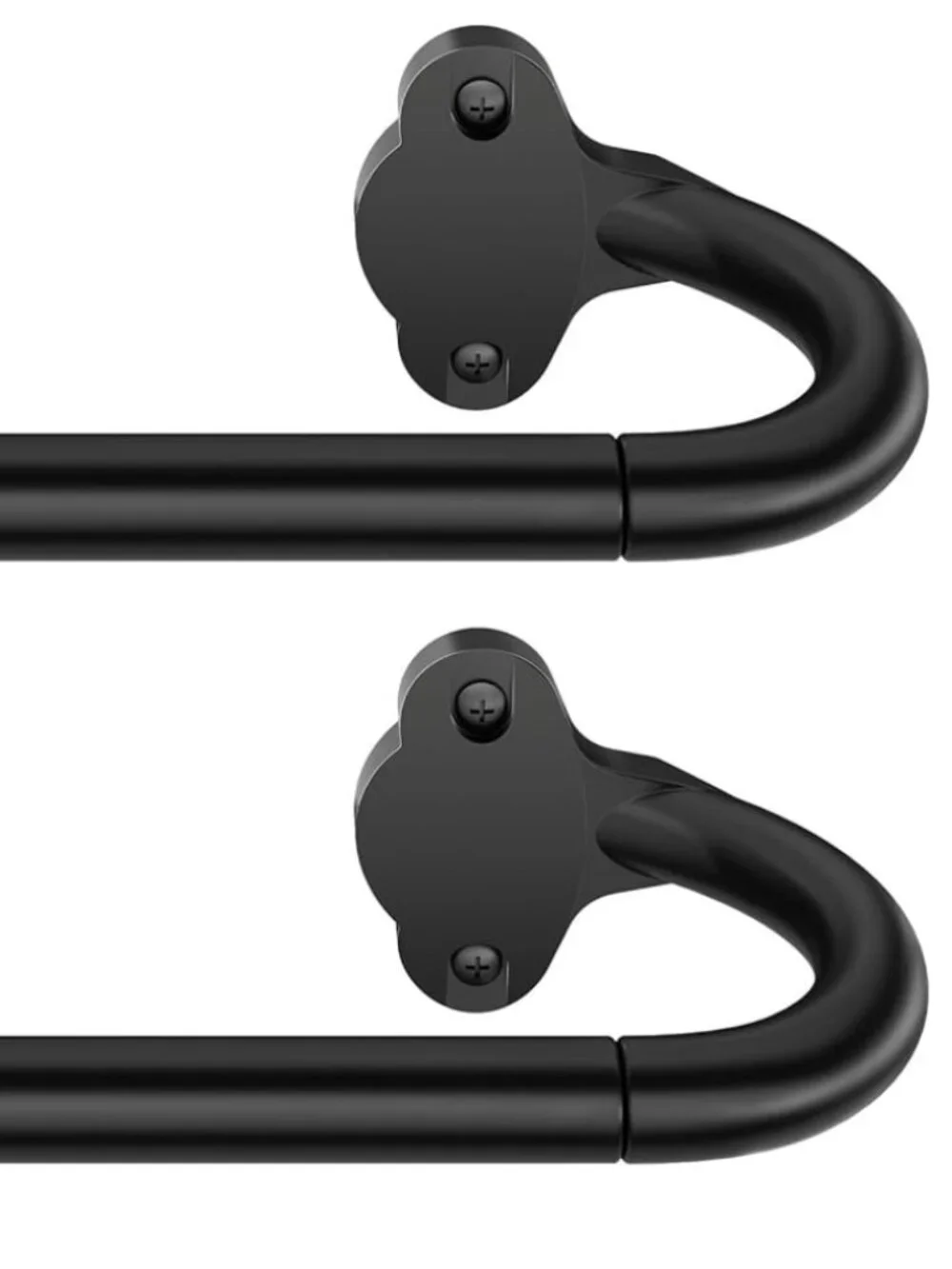 Mogaath Wrap Around Blackout Curtain Rods Set of 2 16